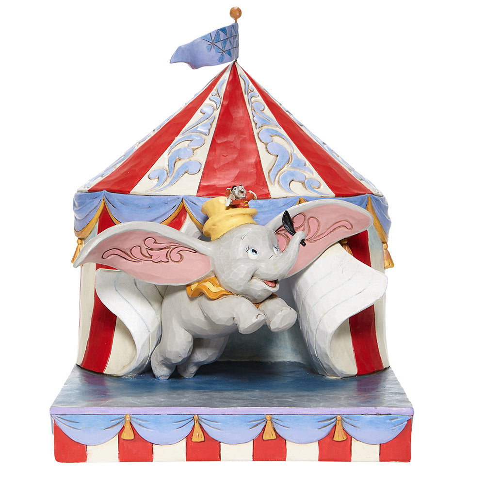Enesco Dumbo Flying out of Tent Scene