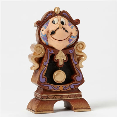 Disney Traditions by Jim Shore “Beauty and the Beast” Cogsworth Stone Resin Figurine