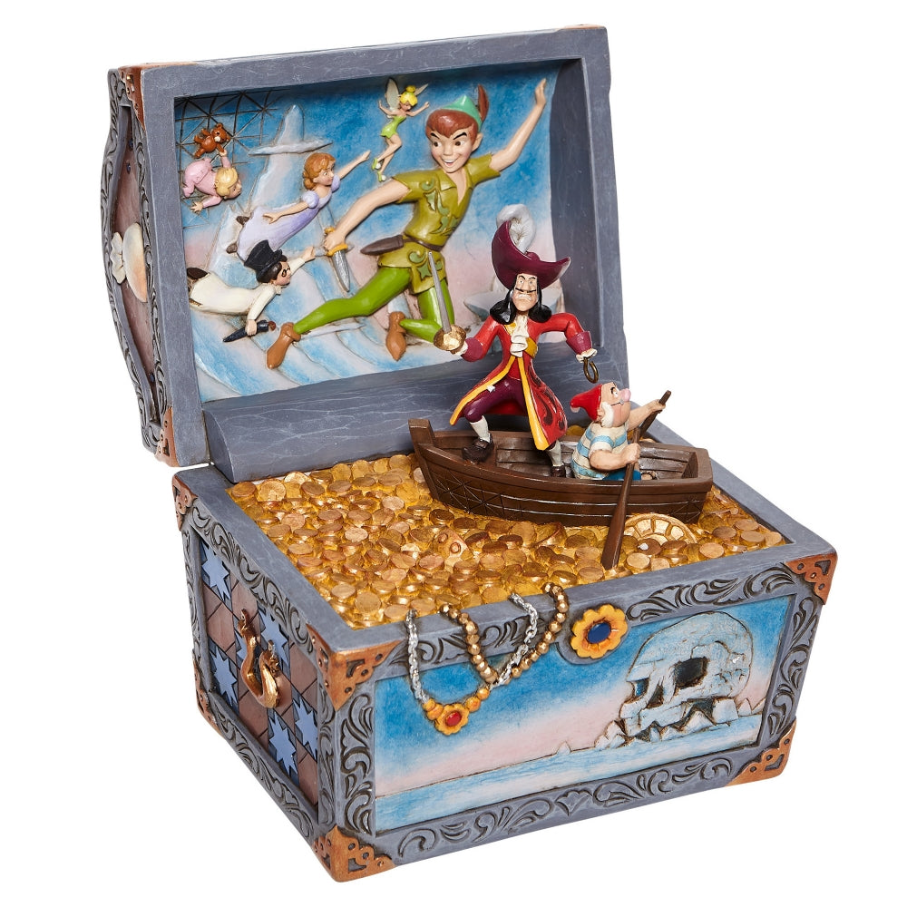 Enesco Peter Pan Treasure Chest Scene