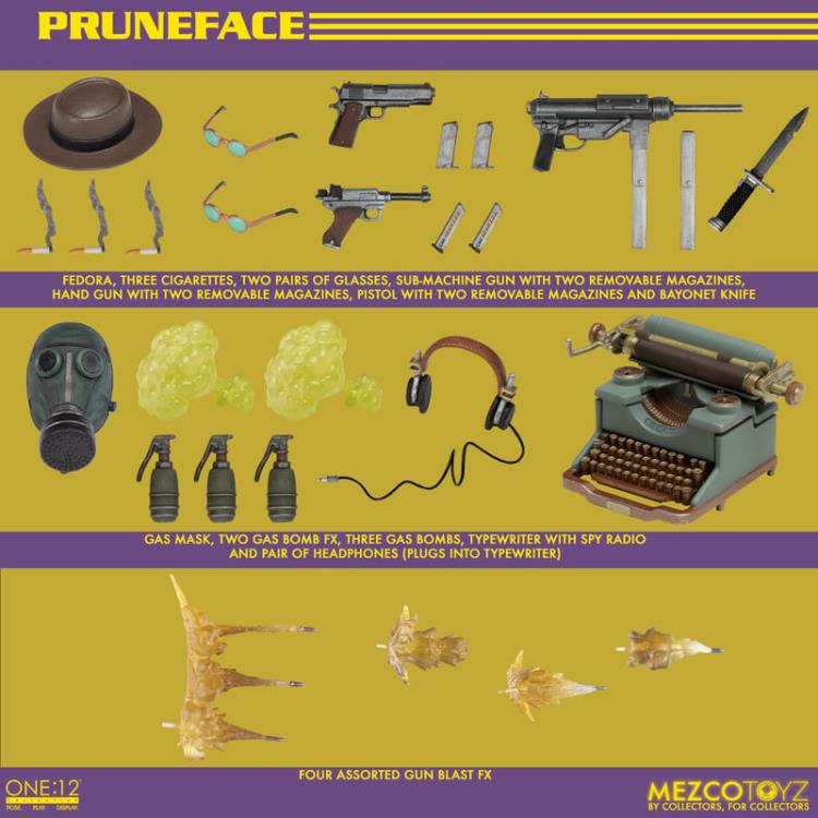PRE-ORDER Dick Tracy One:12 Collective Pruneface