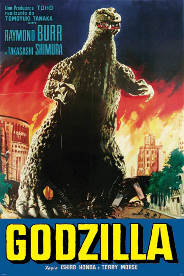 Godzilla Blue Version Poster