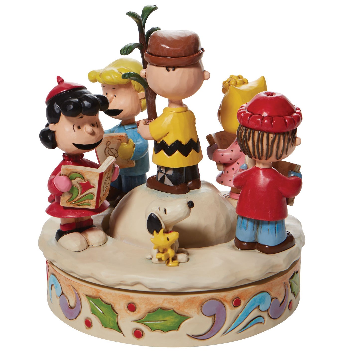Band Friends around Christmas Peanuts by Jim Shore