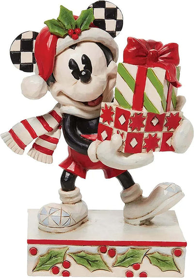 Disney Traditions Mickey Stacked Presents, Figurine