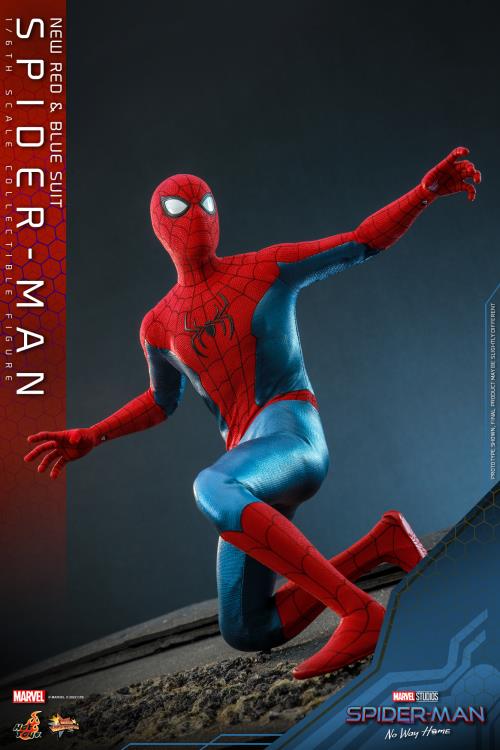 PRE-ORDER Spider-Man: No Way Home MMS680 Spider-Man (New Red and Blue Suit) 1/6th Scale Collectible Figure