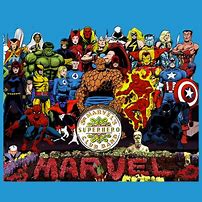 Sgt Marvels Superhero Club Band Poster