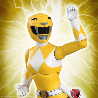 Super7 Ultimates Mighty Morphin Power Rangers Yellow Ranger Action Figure