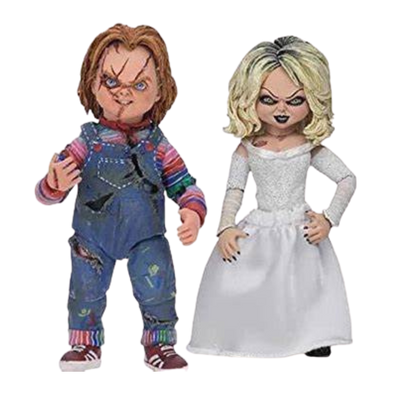 Bride of Chucky Chucky and Tiffany Clothed Figure Two-Pack 7"