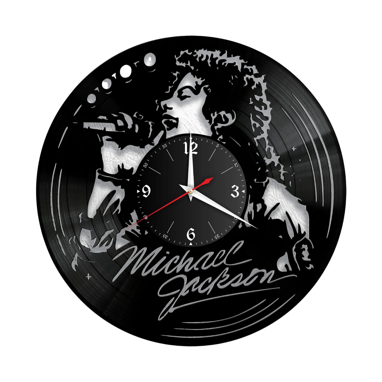 Vinyl Evolution Michael Jackson Clock