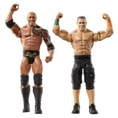 WWE Showdown The Rock Vs. John Cena 2 Pack