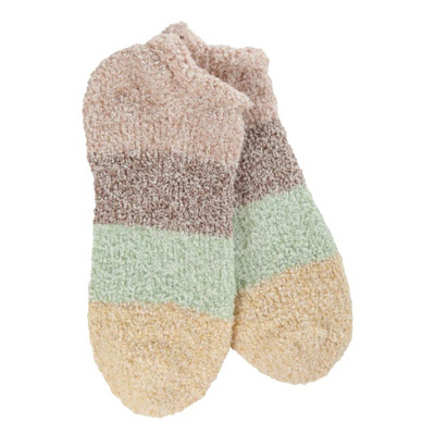 World Softest Cozy Collection Frosty Multi Low Socks