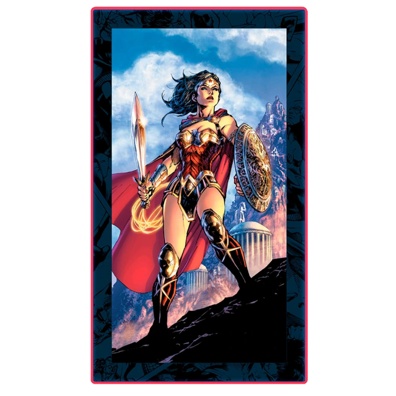 Wonder Woman Mini-Light Wall Poster