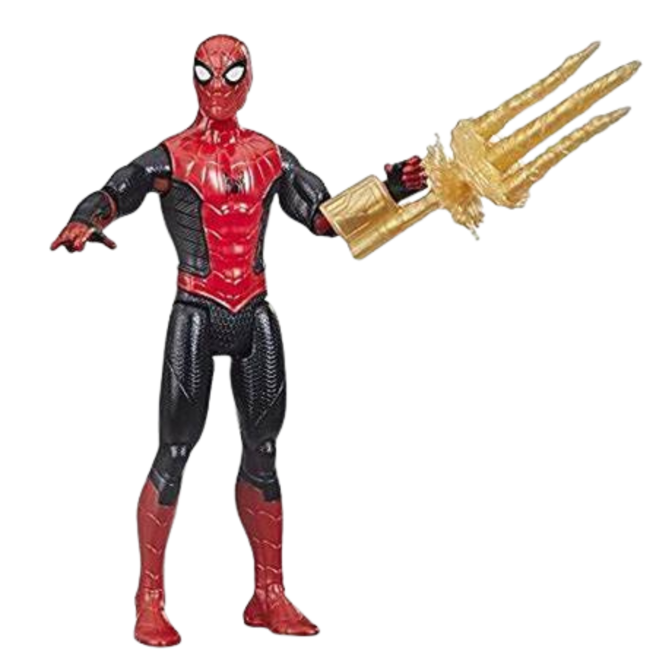 Spider-Man Marvel 6-Inch Mystery Web Gear Upgraded Black and Red Suit Action Figure