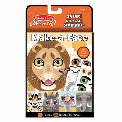 Make a Face Safari Sticker Pad