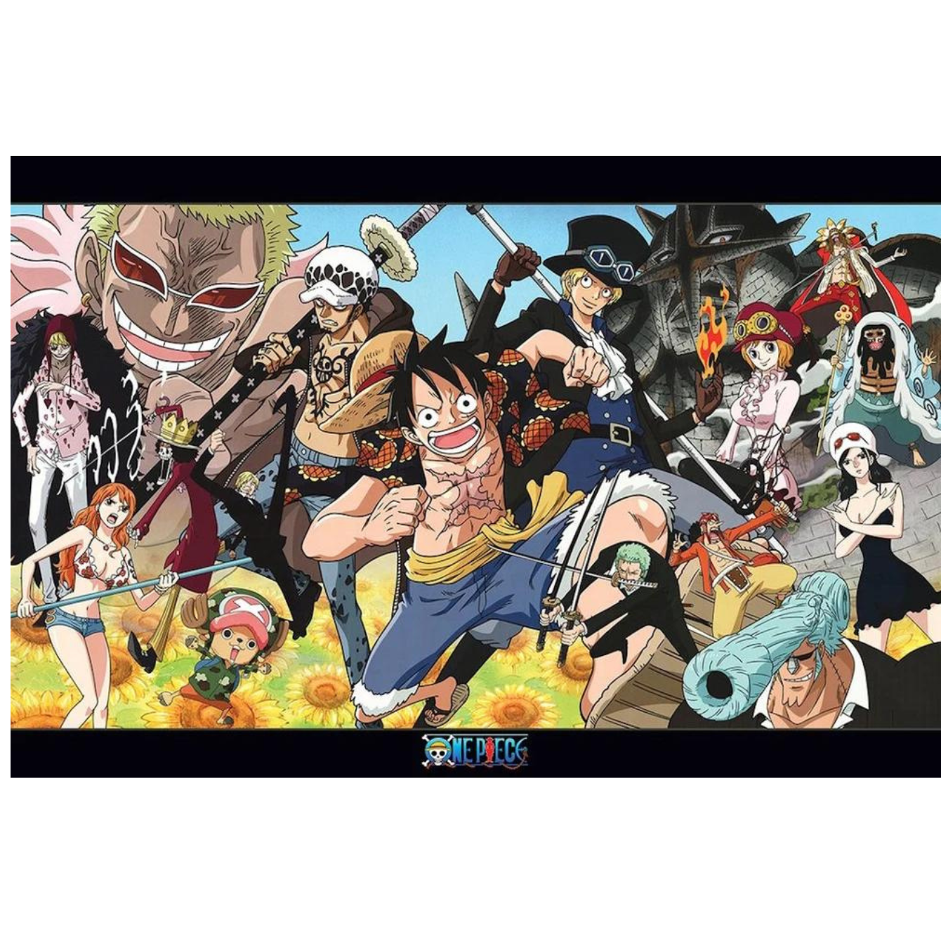 One Piece Group Landscape Poster