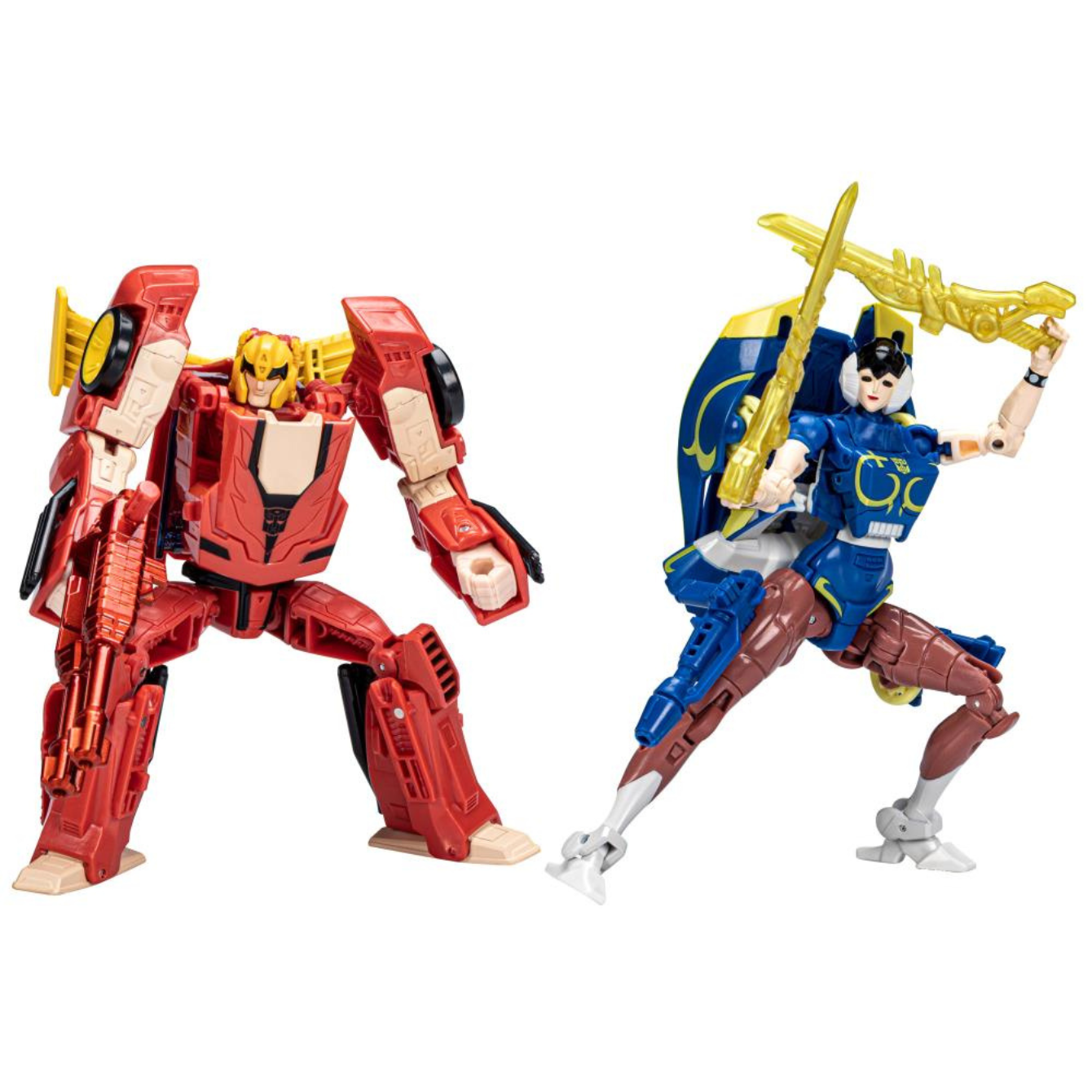 Transformers Collaborative: Street Fighter 2 Ken Hot Rod VS Arcee Chun-Li 2 pack