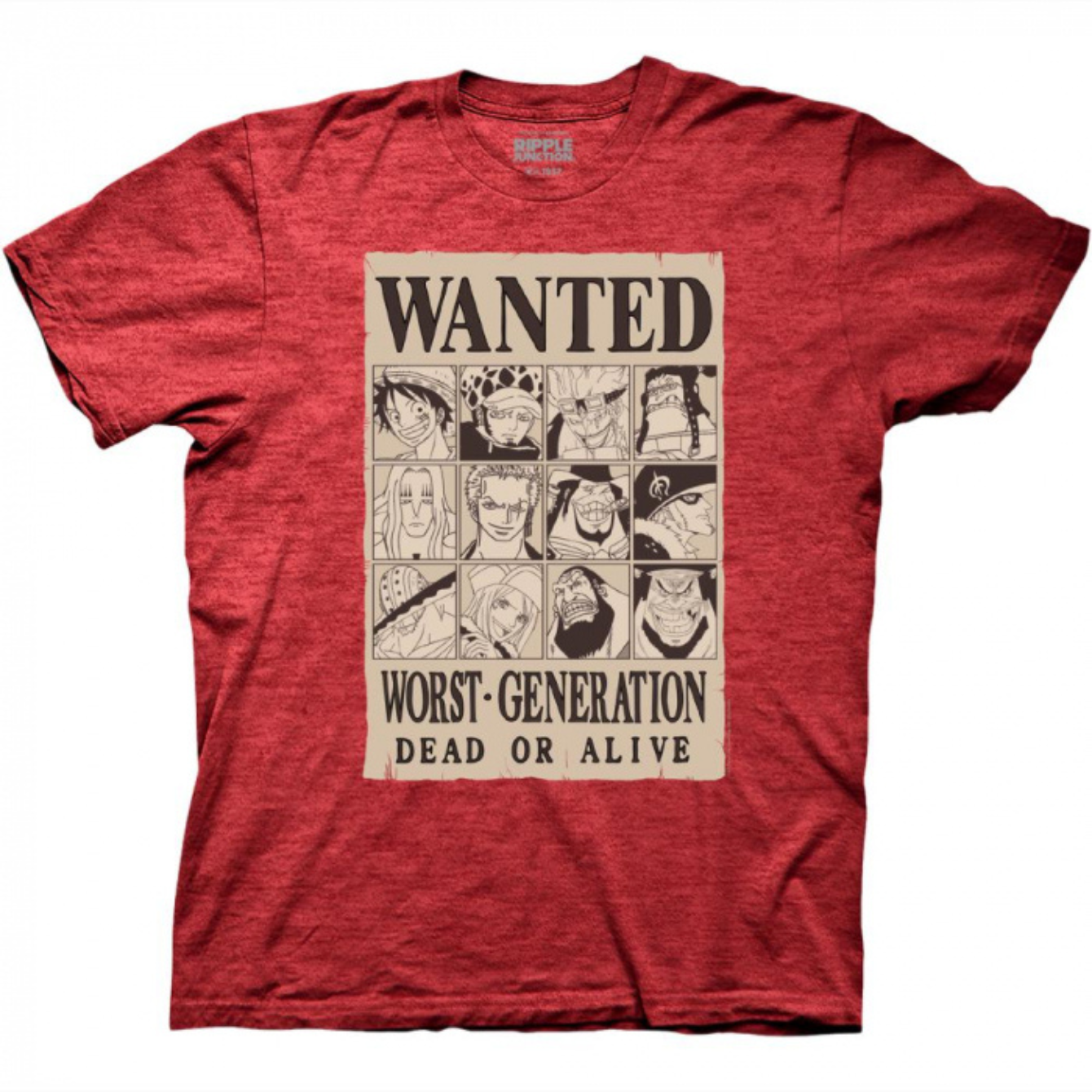 One Piece Worst Generation Wanted Poster T-Shirt