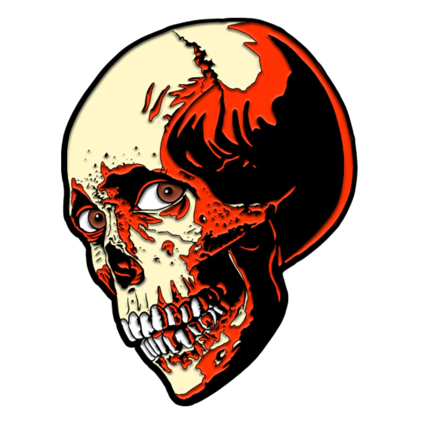 Evil Dead 2- Poster Skull Enamel Pin