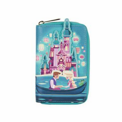 Tangled Princess Castle Zip Wallet Loungefly