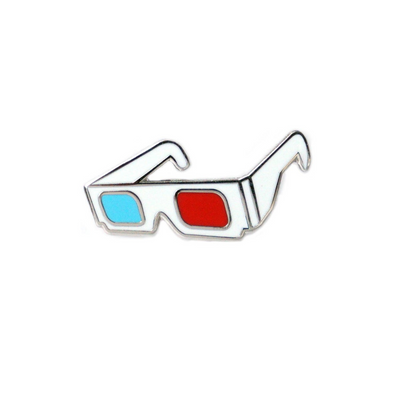 3D Glasses Pin