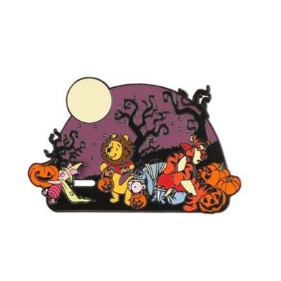 Loungefly Disney Winnie the Pooh Halloween Gang 3" Inch Collector Box Pin