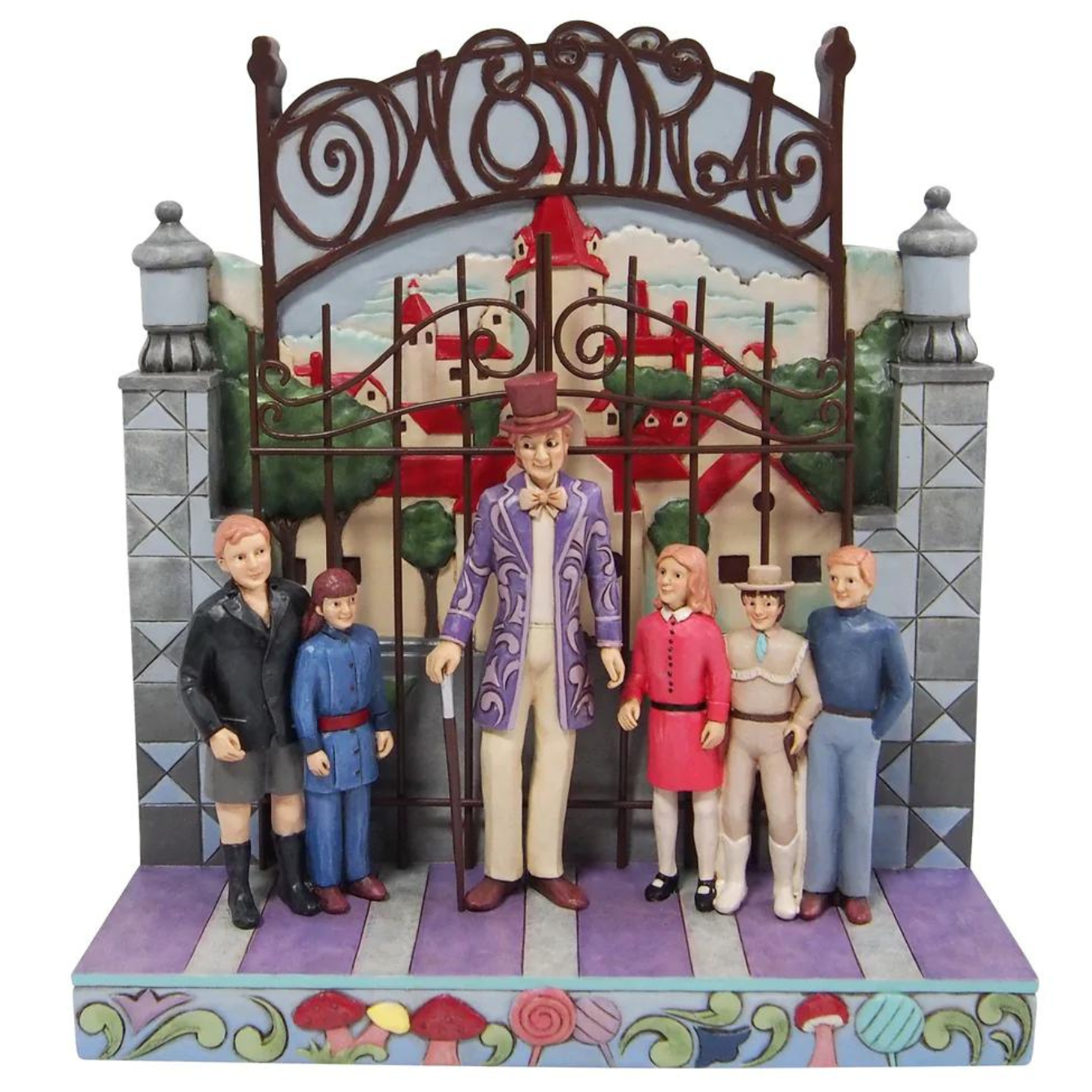 Willy Wonka w/Children By Gate