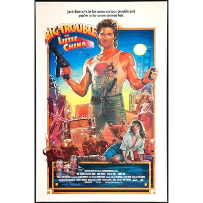 BIG TROUBLE IN LITTLE CHINA POSTER