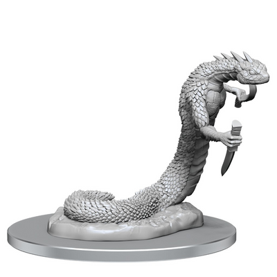 Serpentfolk & Serpentfolk Ghost (Unpainted Miniature)