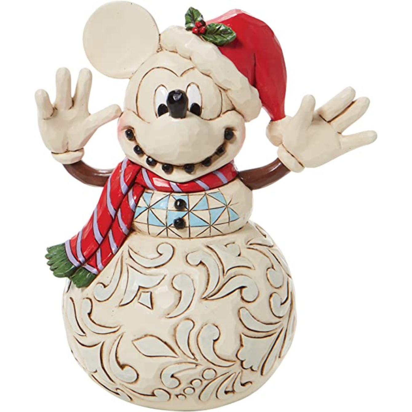 Enesco Disney Traditions by Jim Shore Mickey Mouse Snowman Snowy Smiles Figurine