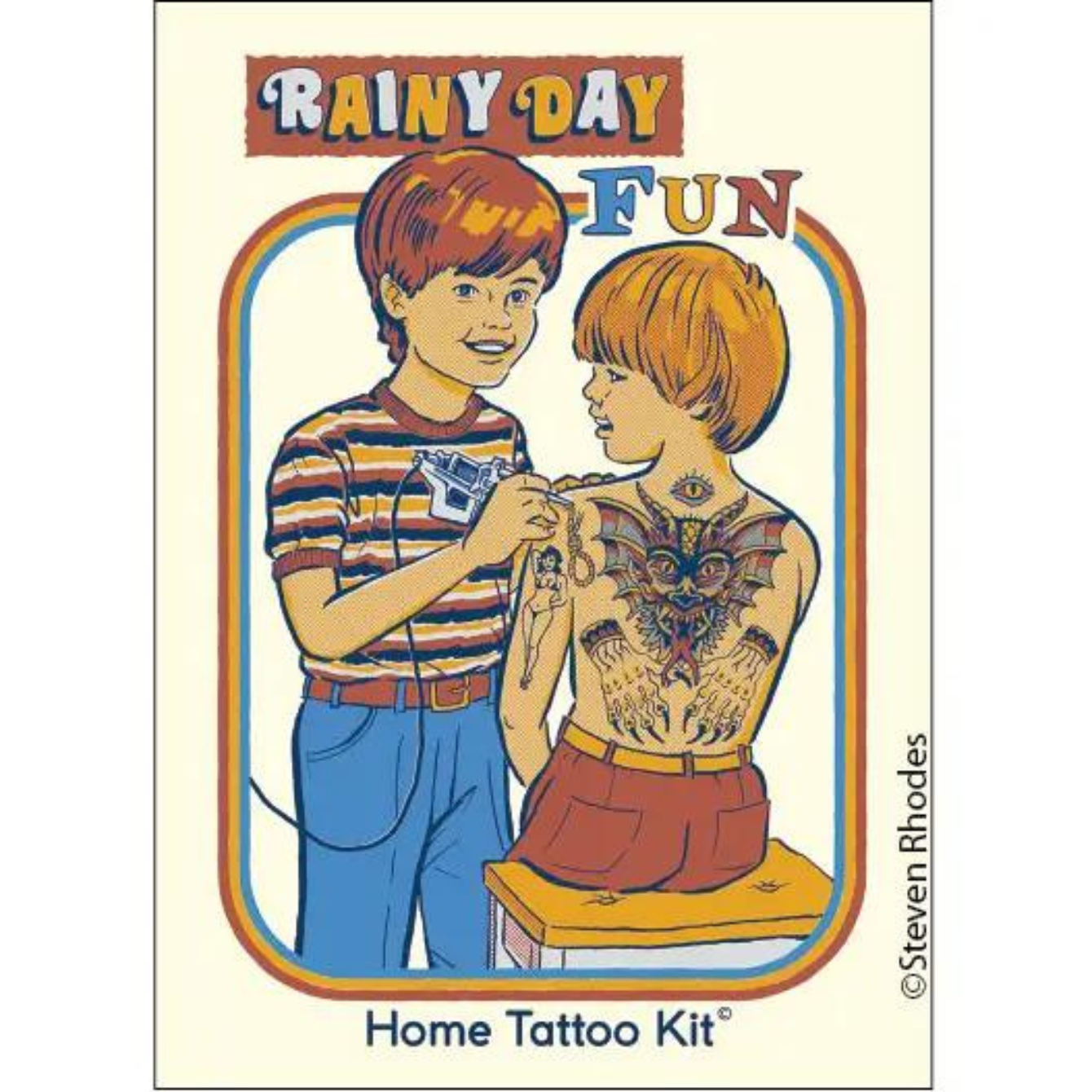 Rainy Day Fun. Home Tattoo Kit
