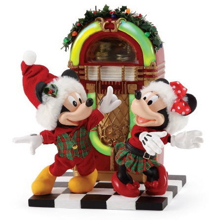 Disney Enesco Possible Dreams Christmas with Mickey & Minnie Jingle Bells Swing