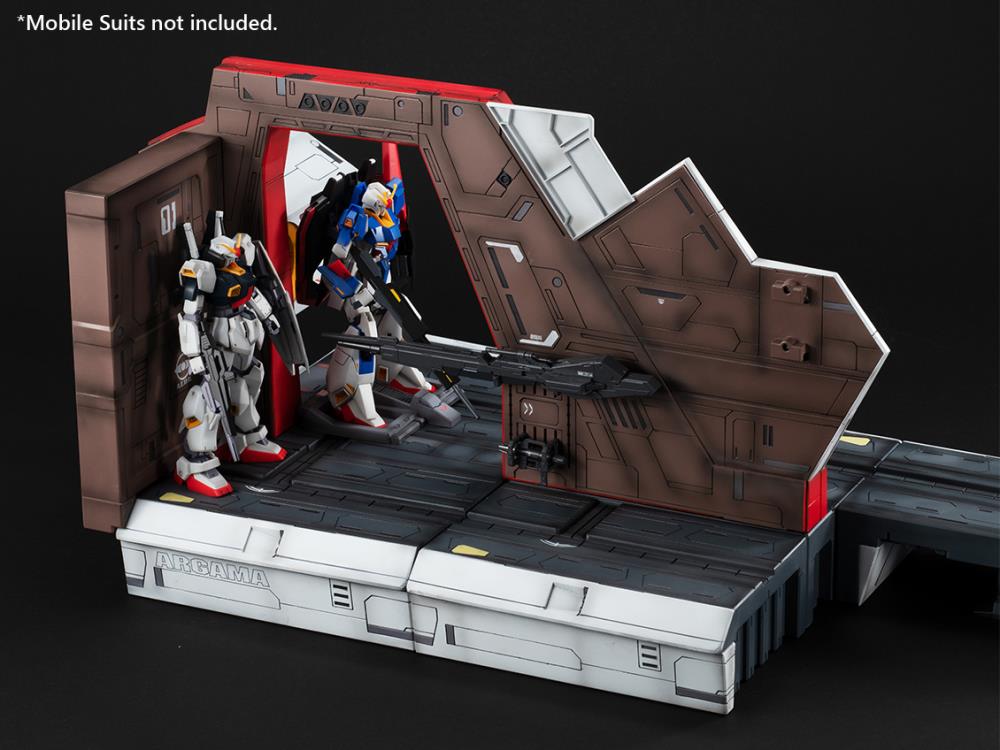 Mobile Suit Gundam Realistic Model Series 1/144 Scale Z Gundam Argama Catapult Deck