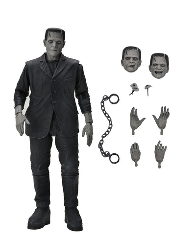 Neca Frankenstein 7" Black and White Version Universal Monsters