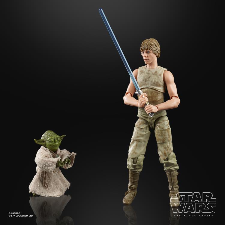 Star Wars 40th Anniversary The Black Series 6" Deluxe Luke Skywalker & Yoda (Jedi Training) Two-Pack