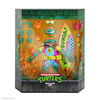 Super7 Teenage Mutant Ninja Turtles Ultimates Mike the Sewer Surfer Action Figure