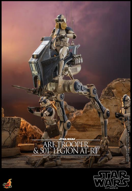 PRE-ORDER ARF Trooper and 501st Legion AT-RT 1/6 Scale Collectible Set