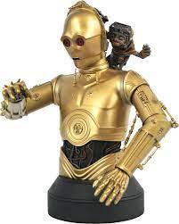C-3PO and Babu Frik Mini Bust