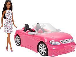 Barbie Doll and Star Dress and Convertible