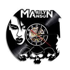 Vinyl Evolution Marilyn Manson Clock