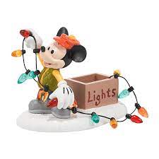 Enesco Mickey Lights Up Christmas
