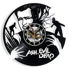 Vinyl Evolution Ash Clock