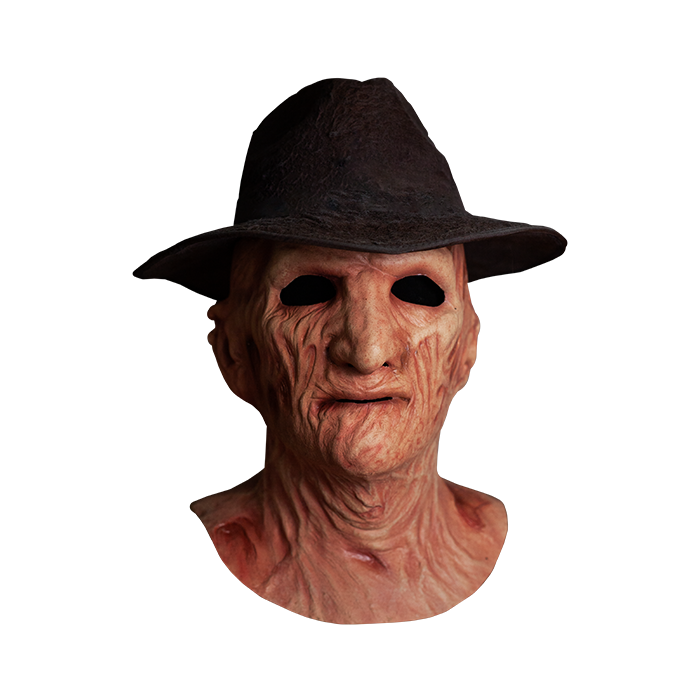 A Nightmare On Elm Street 2: Freddy’s Revenge- Deluxe Freddy Krueger Mask With Fedora Hat