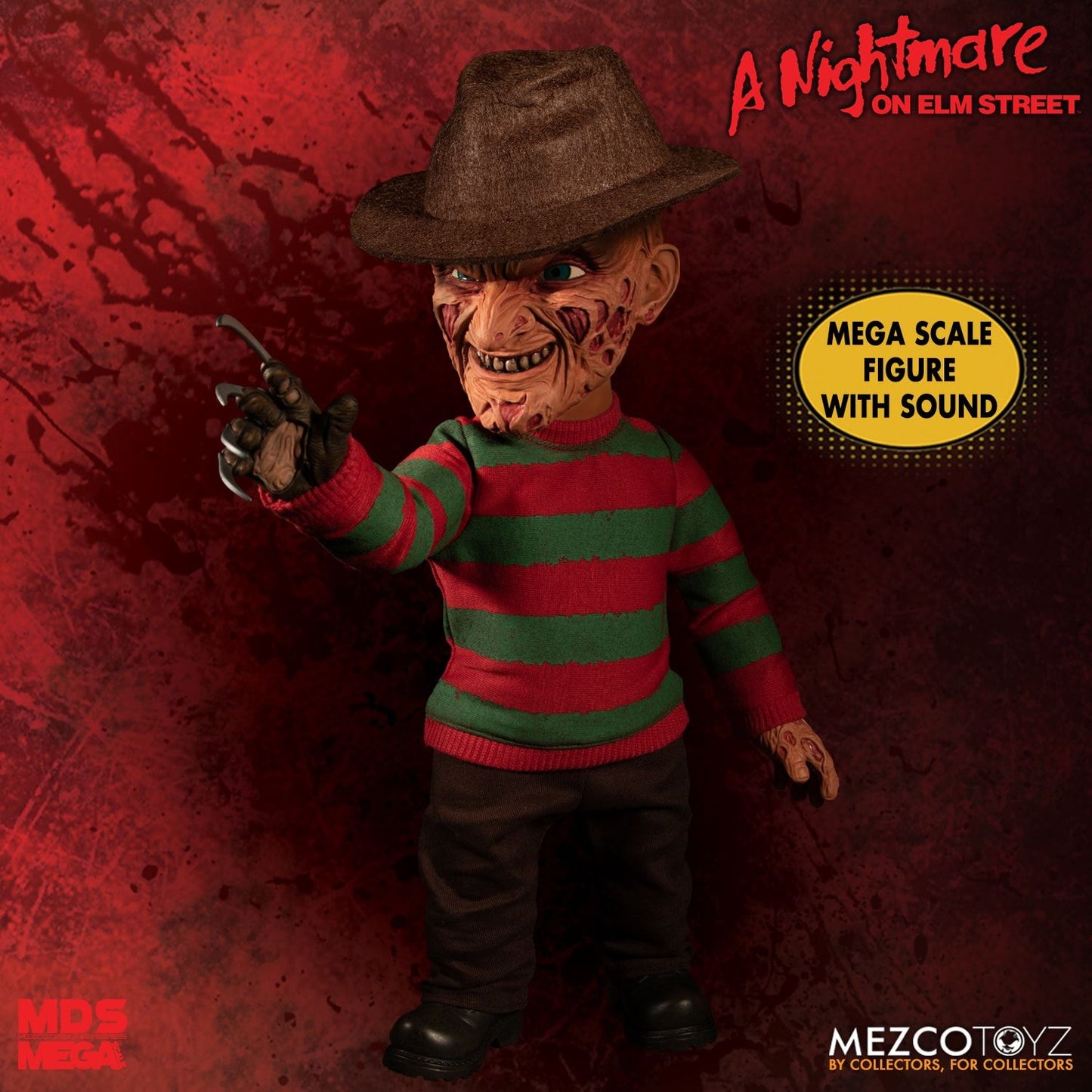 A Nightmare on Elm Street Freddy Krueger Mega Scale Talking Action Figure