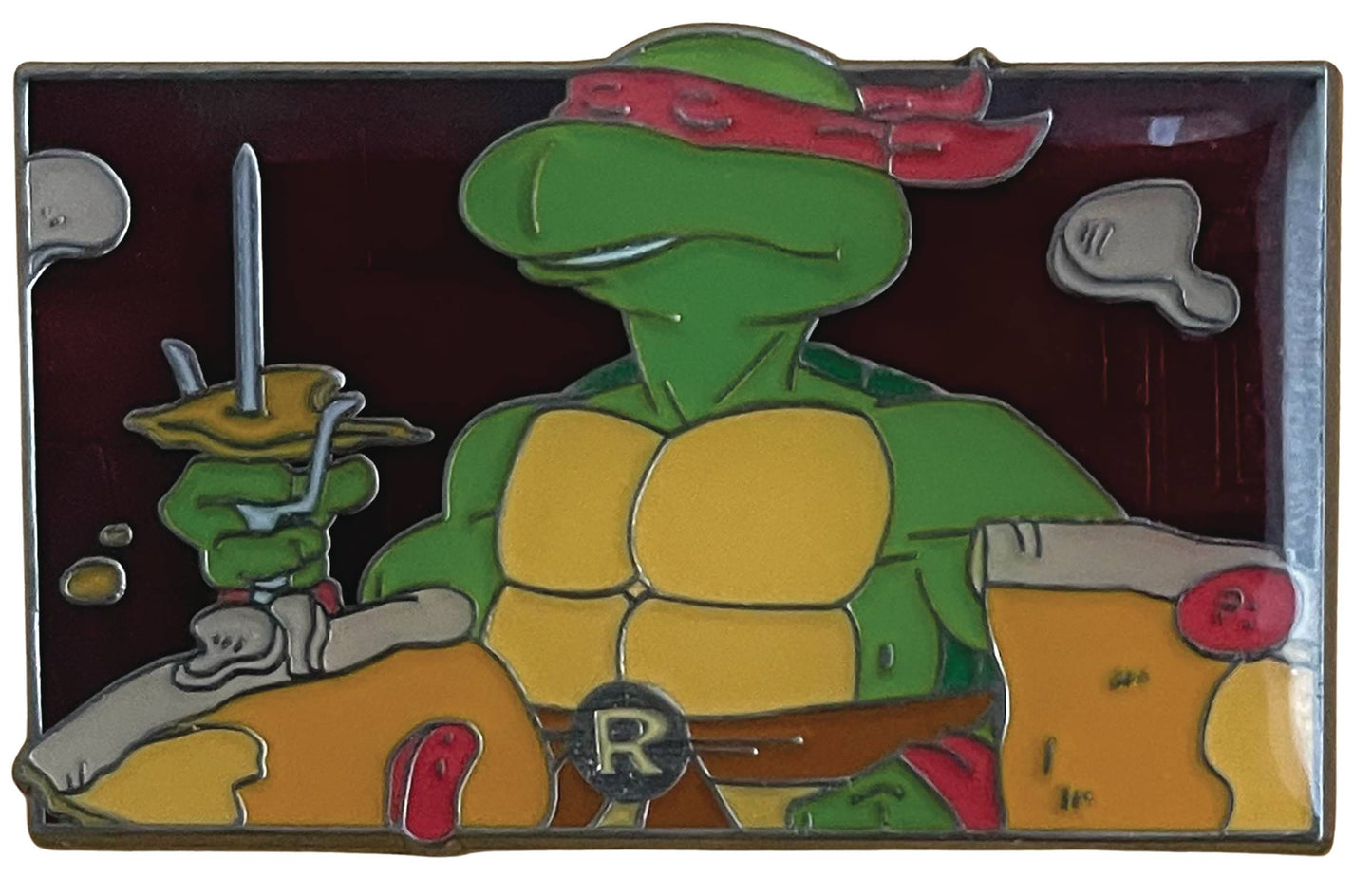 TMNT 1987 Theme Song Raphael Is Cool But Crude Pin