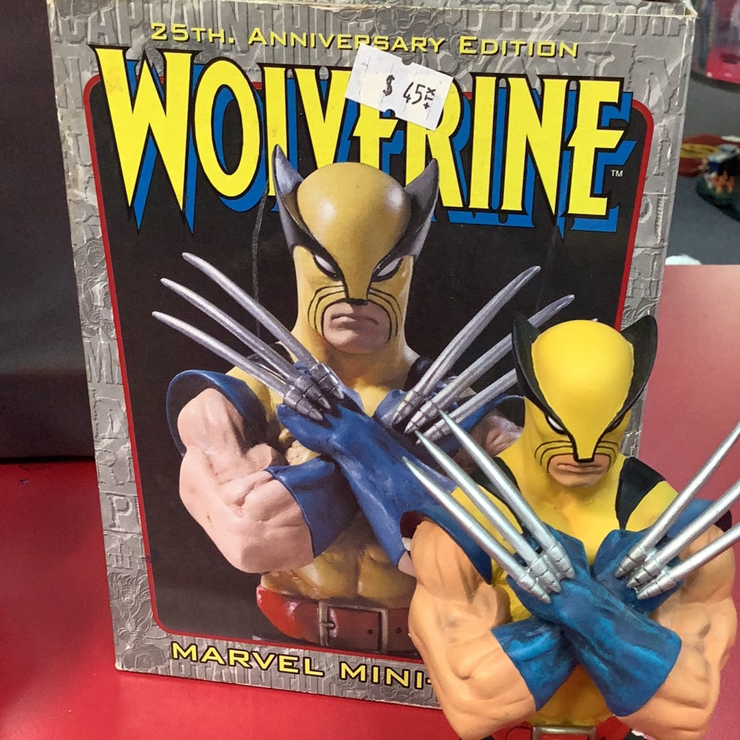 Wolverine 25th anniversary mini bust