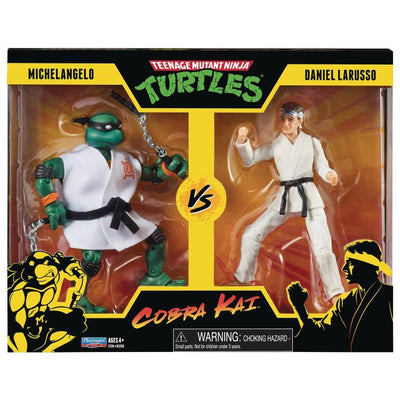 TMNT x Cobra Kai Michelangelo vs. Daniel LaRusso Two-Pack