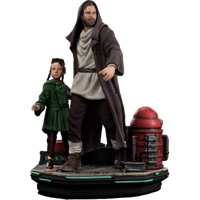 PRE-ORDER Star Wars: Obi-Wan Kenobi Obi-Wan and Young Leia Deluxe 1/10 Art Scale Limited Edition Statue