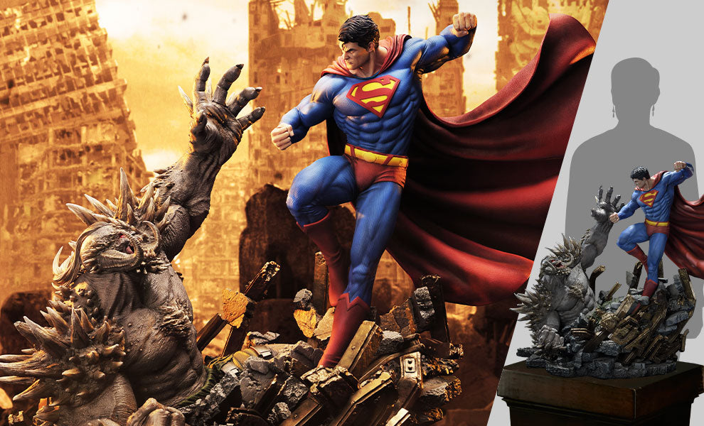 SUPERMAN VS DOOMSDAY Statues by Prime 1 Studio