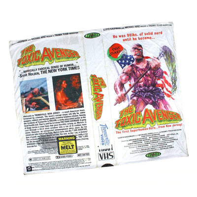 Toxic Avenger VHS Throw Blanket